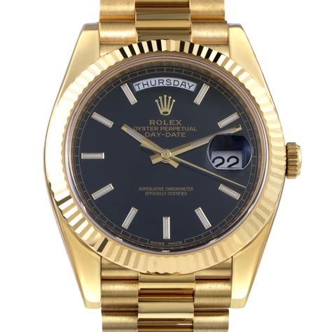 is rolex oyster perpetual day date gold water resistant|rolex day date retail price.